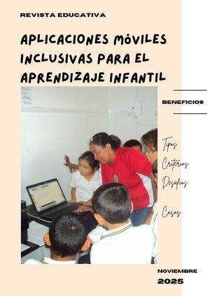 Aplicaciones móviles  inclusivas para el  aprendizaje infantil