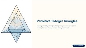Primitive Integer Triangles