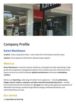 Company Profile