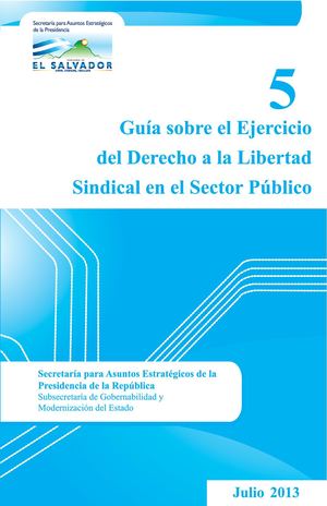 Guia No 5 Derecho A La Libertad Sindical