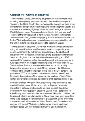 Chapter 44 On Top Of Spaghetti