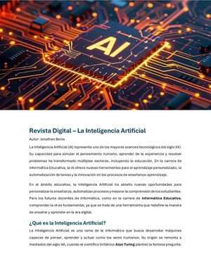 Revista Digital Inteligencia Artificial