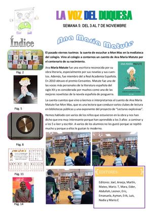 Semana 5 La Voz Del Duquesa