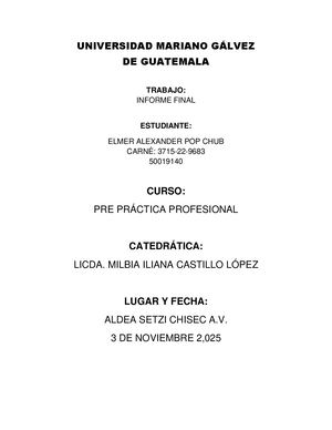 Informe Final Elmer Alexander Pop Chub
