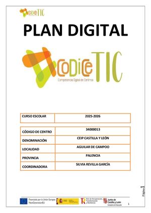 Plan Digital Co Di Ce Tic 25 26