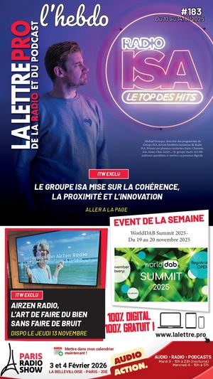 #183 - 11/11/25 - Mag Hebdo - La Lettre Pro de la Radio #183