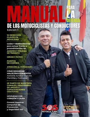 MANUAL DE DEFENSA PARA MOTOCICLISTAS Y CONDUCTORES