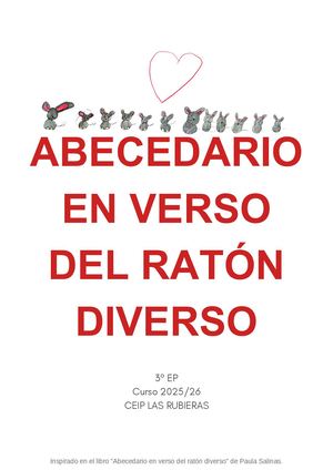 Abecedario En Verso Del Ratón Diverso 3º Ep