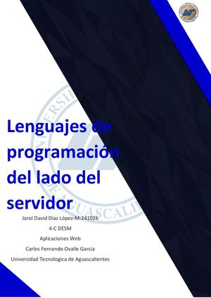 Calaméo - Lenguajes De Programación Del Lado Del Servidor (Java Script)