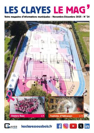 LES CLAYES LE MAG' #24 NOVEMBRE DECEMBRE 2025