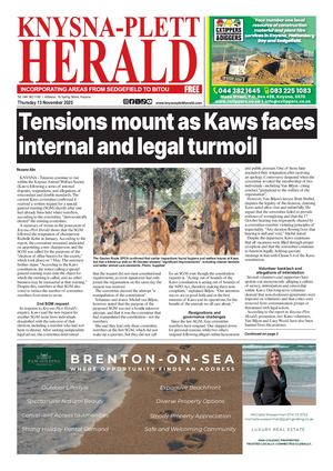 Knysna-Plett Herald 13 November 2025