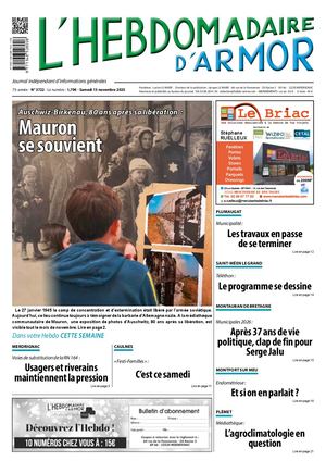 L'Hebdomadaire d'Armor n°3722 du samedi 15 novembre 2025