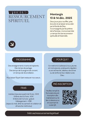 Flyer Week End Ressourcement Spirituel 1