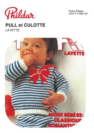 Fiche Phildar n°91 T1-706-707
