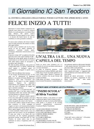 Il Giornalino IC San Teodoro N 1 a.s. 2025 2026