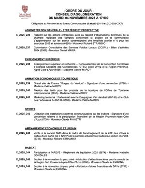 Conseil du 04 11 2025