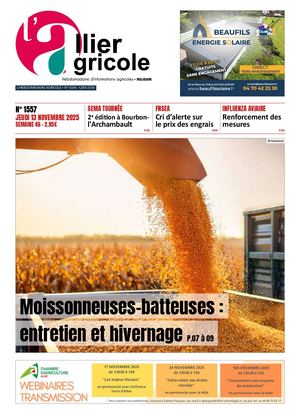 N°1557 L'ALLIER AGRICOLE