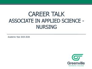 Nursing Career Talk