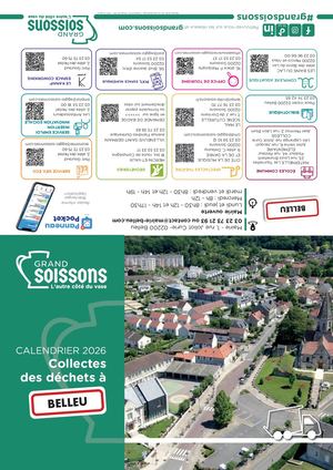 Belleu Calendrier Collecte Dechet 2026