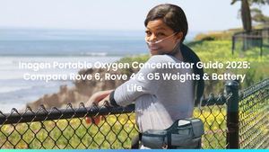 Inogen Portable Oxygen Concentrator Guide 2025: Compare Rove 6, Rove 4 & G5 Weights & Battery Life