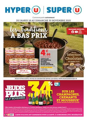 CATALOGUE DU 18 AU 30 NOVEMBRE - HYPER U SUPER U