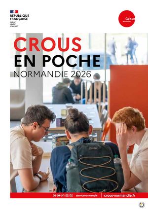 CROUS EN POCHE 2026