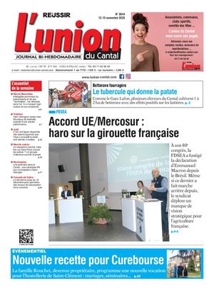 L'union Du Cantal N° 3844