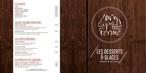 La P'tite Ferme - Desserts - H25/26