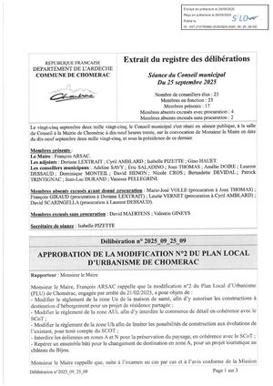 2025 09 25 09 Approbation De La Modification N°2 Du Plu