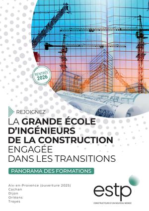 Panorama des formations initiales | ESTP