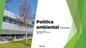 Política Ambiental ES - Cromaresme 2023