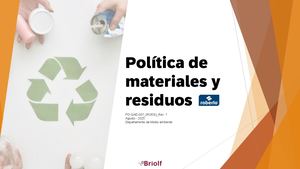 Política Materiales Y Residuos ES - Roberlo 2023