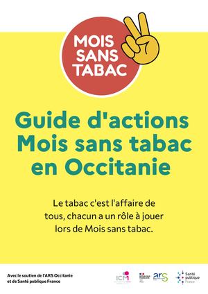 Guide d'actions Mois sans tabac en Occitanie 2025