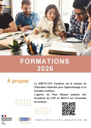 Catalogue Formation 2026