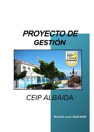 Proyectos De Gestión Plurianual Revisión 2025 2026