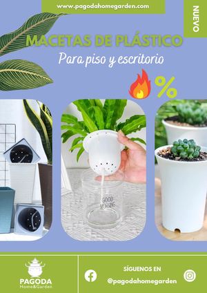 MACETAS DE PLÁSTICO