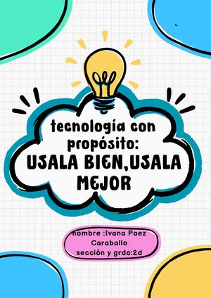 Documento A4 Portada Proyecto Creativo Infantil Ilustrativo Rosa Y Amarillo
