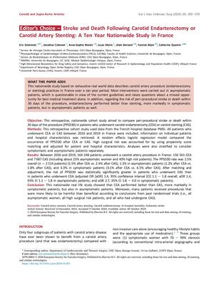 Calaméo - 1 4 2 - Stroke And Death Following Carotid Endarterectomy Or ...