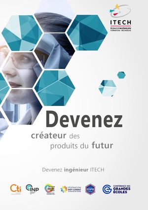 Plaquette ingénieur ITECH 2025-2026