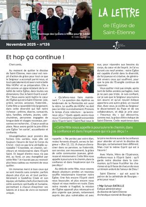 N°136 La Lettre Novembre 2025