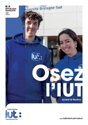 Brochure IUT Lorient & Pontivy 2026