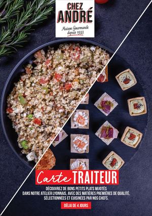 Chez André Carte Traiteur