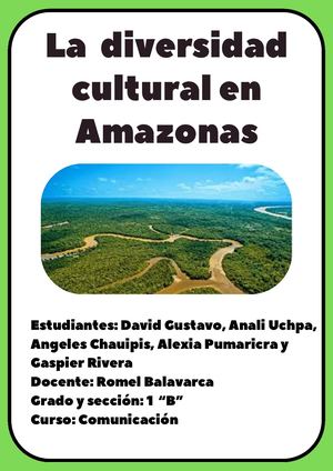 Calaméo - LA DIVERSIDAD CULTURAL EN LA AMAZONIA