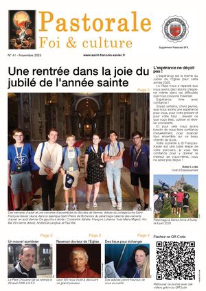 41 Novembre 2025 Supplement Pastorale Sfx