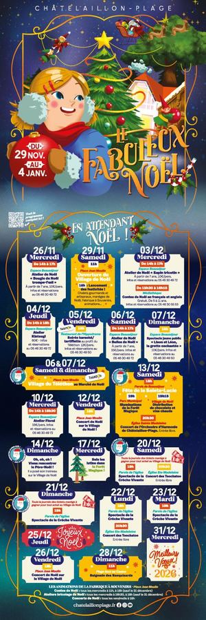 Programme Noel 2025 Châtelaillon Plage