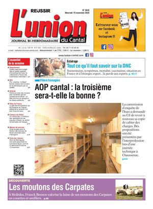 L'union Du Cantal N° 3845