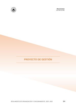 Proyecto De Gestión 25 26