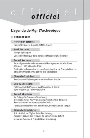 Eglise en Alsace - Octobre 2025