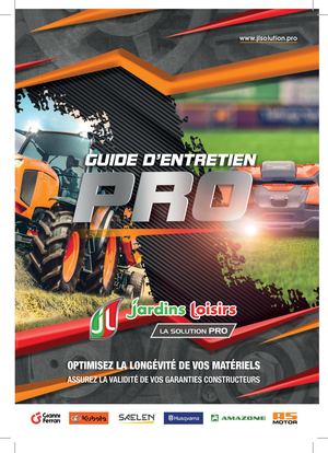 Forfait PRO JARDINS LOISIRS Ile de France