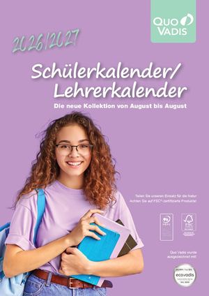 2026 DE Schülerkalender Und Lehrerkalender